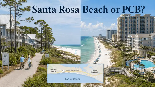 Santa Rosa Beach vs. Panama City Beach for Vacation Homes