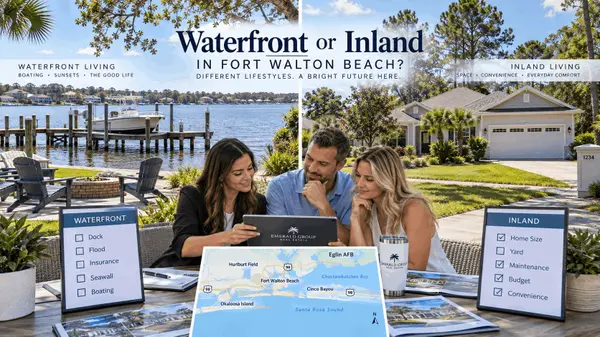 feature image of Waterfront vs. Inland Homes in Fort Walton Beach: Which Is Better for Buyers?