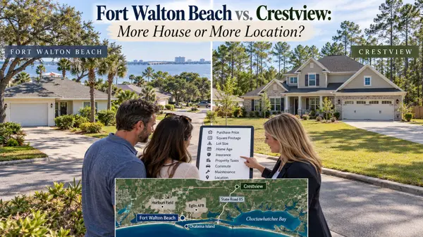 feature image of Fort Walton Beach vs. Crestview: Where Does Your Money Go Further?