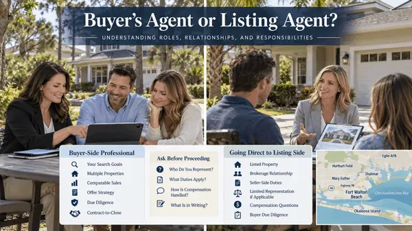 feature image of Buyer’s Agent vs. Going Directly to the Listing Agent in Fort Walton Beach