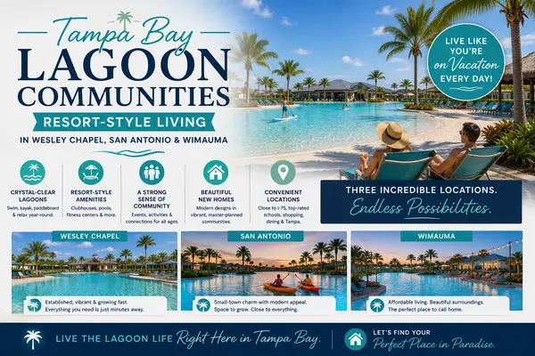 Tampa Bay Lagoon Communities: Resort-Style Living in Wesley Chapel, San Antonio & Wimauma