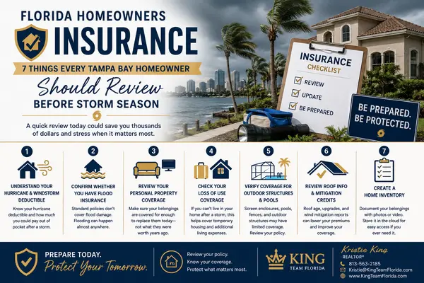 Florida Homeowners Insurance: 7 Things Every Tampa Bay Homeowner Should Review Before Storm Season