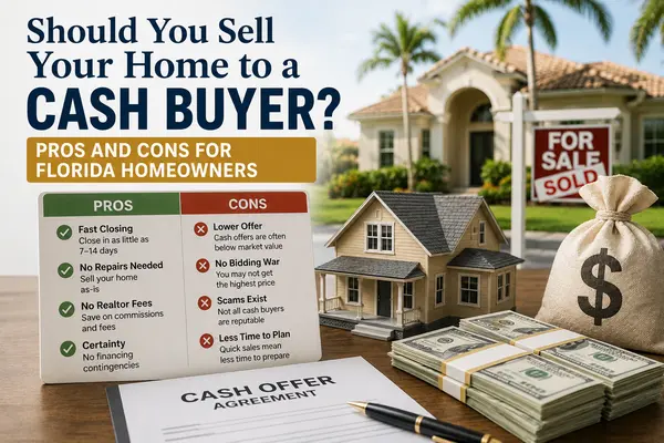 Should You Sell Your Home to a Cash Buyer? Pros and Cons for Florida Homeowners,Kristie King