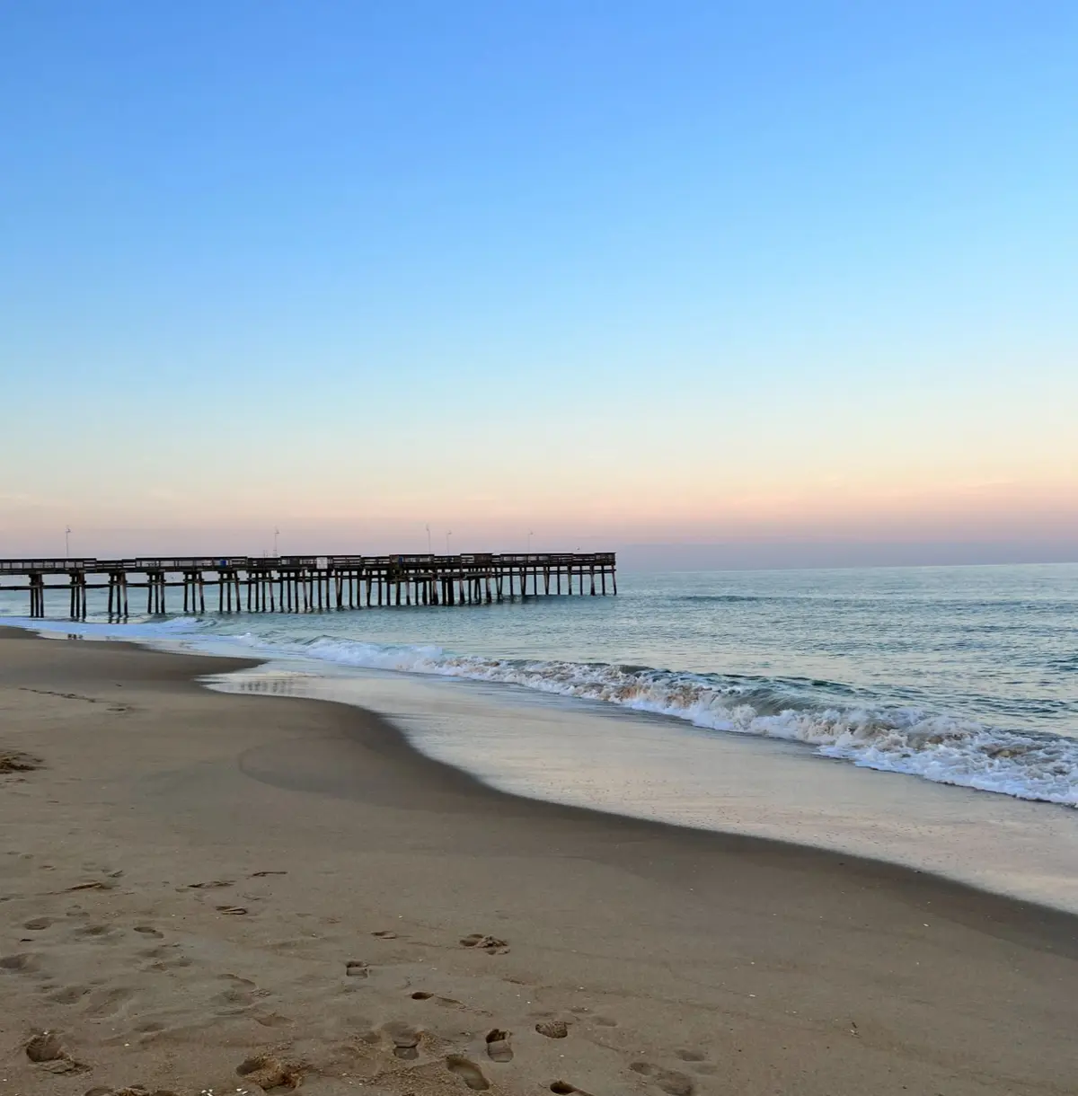 Sandbridge pier in Virginia Beach