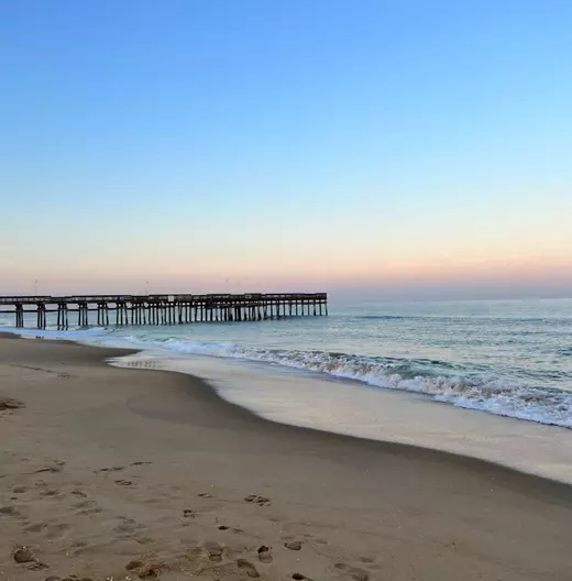Sandbridge pier in Virginia Beach