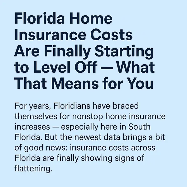 Florida Home Insurance News,Christina Miranda PA