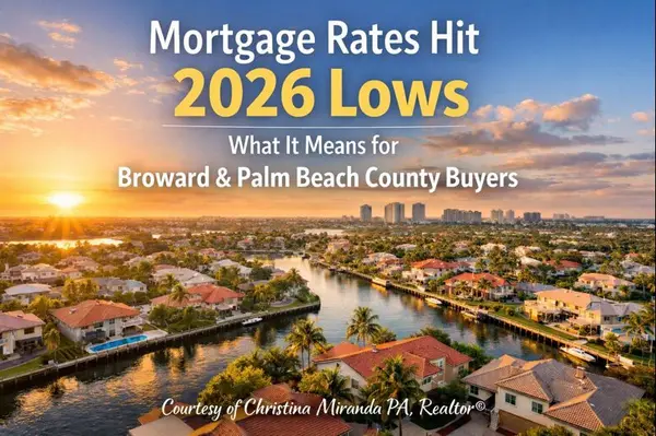 Mortgage Rates Hit 2025 Lows,Christina Miranda PA