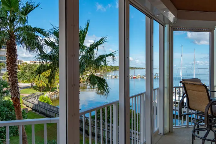 condo balcony overlooking Indian River