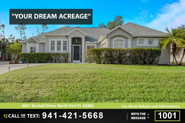 Discover a Unique Opportunity in North Port, Florida: 4801 Brickell Drive