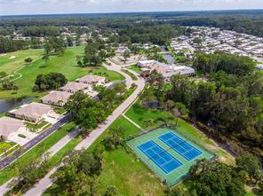 Community swimming pool at SummerTree 55+ Community in New Port Richey, FL