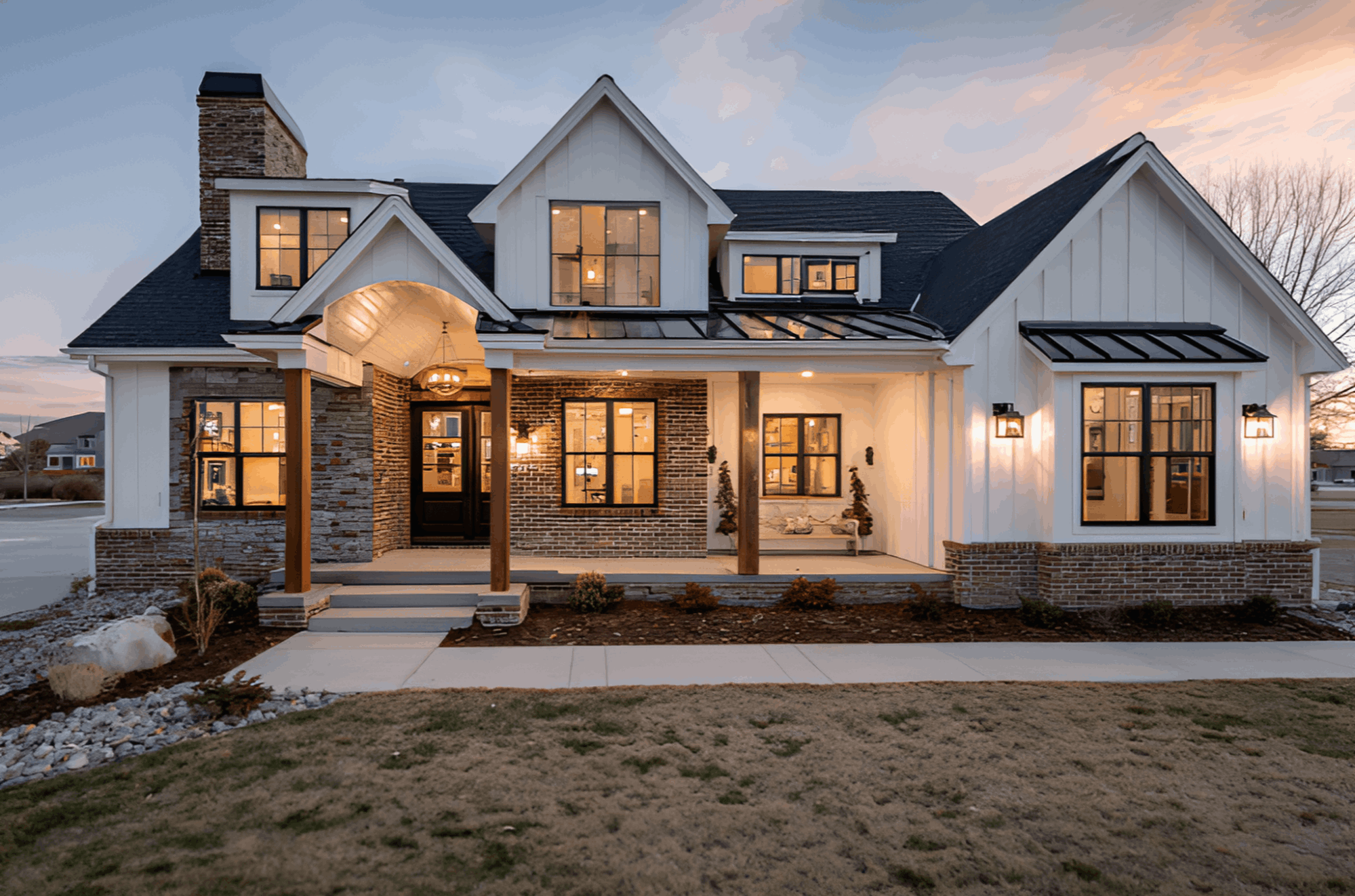 modern farmhouse in East Tennessee