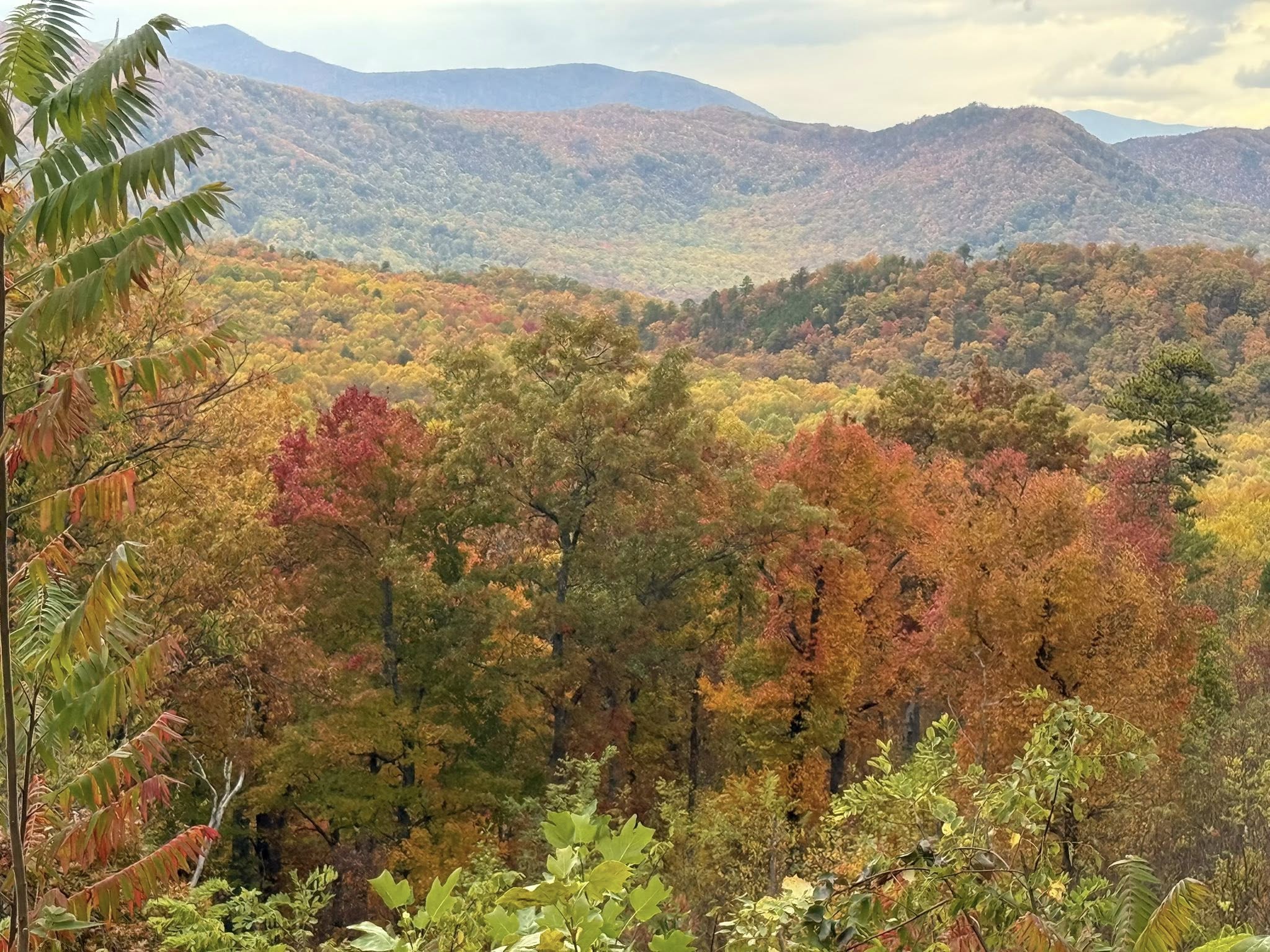 Smoky Mountains in the fall Pigeon Forge TN