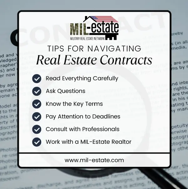 Tips for Navigating Real Estate Contracts: A Guide for Military Families,Kristen Smith, Realtor