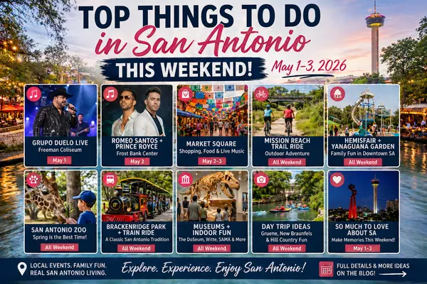 Things to Do in San Antonio This Weekend (April 10–12, 2026) | Family Events Guide