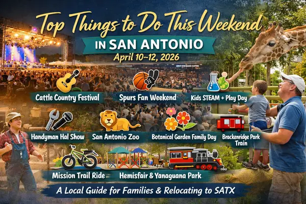 Things to Do in San Antonio This Weekend (April 10–12, 2026) | Family Events Guide,Kristen Smith