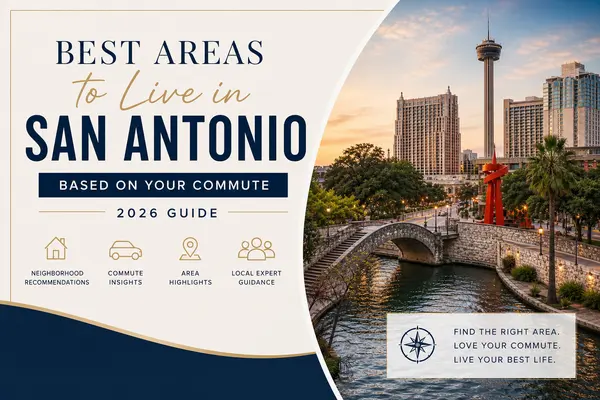 Best Areas to Live in San Antonio Based on Commute (Relocating to San Antonio 2026 Guide)