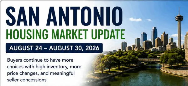 San Antonio Housing Market Update | August 24–30, 2026