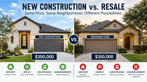 New Construction vs. Resale in San Antonio: How much does a lower rate Actually Save You?,Fiona Downing
