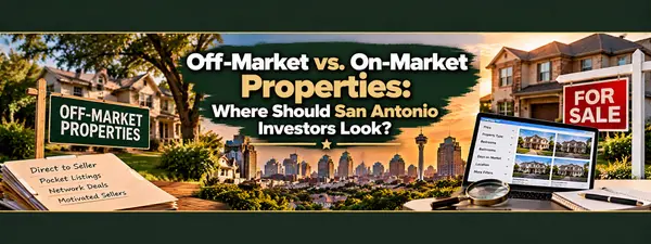 Off-Market vs. On-Market Properties: Where Should San Antonio Investors Look?