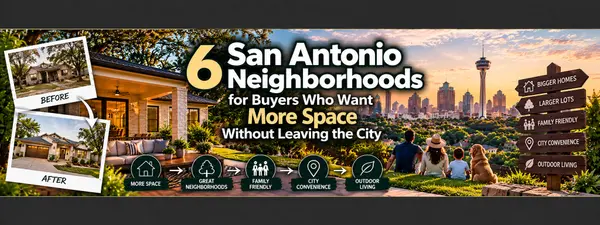 6 San Antonio Neighborhoods for Buyers Who Want More Space Without Leaving the City