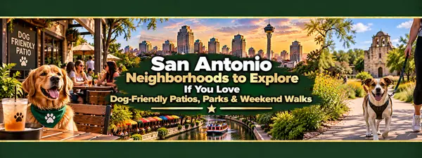 San Antonio Neighborhoods to Explore If You Love Dog-Friendly Patios, Parks & Weekend Walks