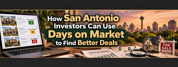 How San Antonio Investors Can Use Days on Market to Find Better Deals