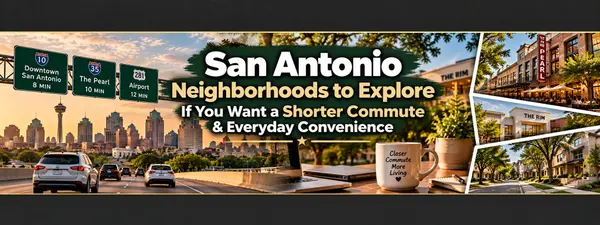 San Antonio Neighborhoods to Explore If You Want a Shorter Commute & Everyday Convenience