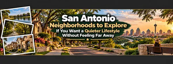 San Antonio Neighborhoods to Explore If You Want a Quieter Lifestyle Without Feeling Far Away