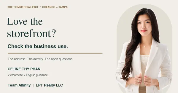 Celine Thy Phan: Love the storefront? Check the business use. Team Affinity | LPT Realty LLC.