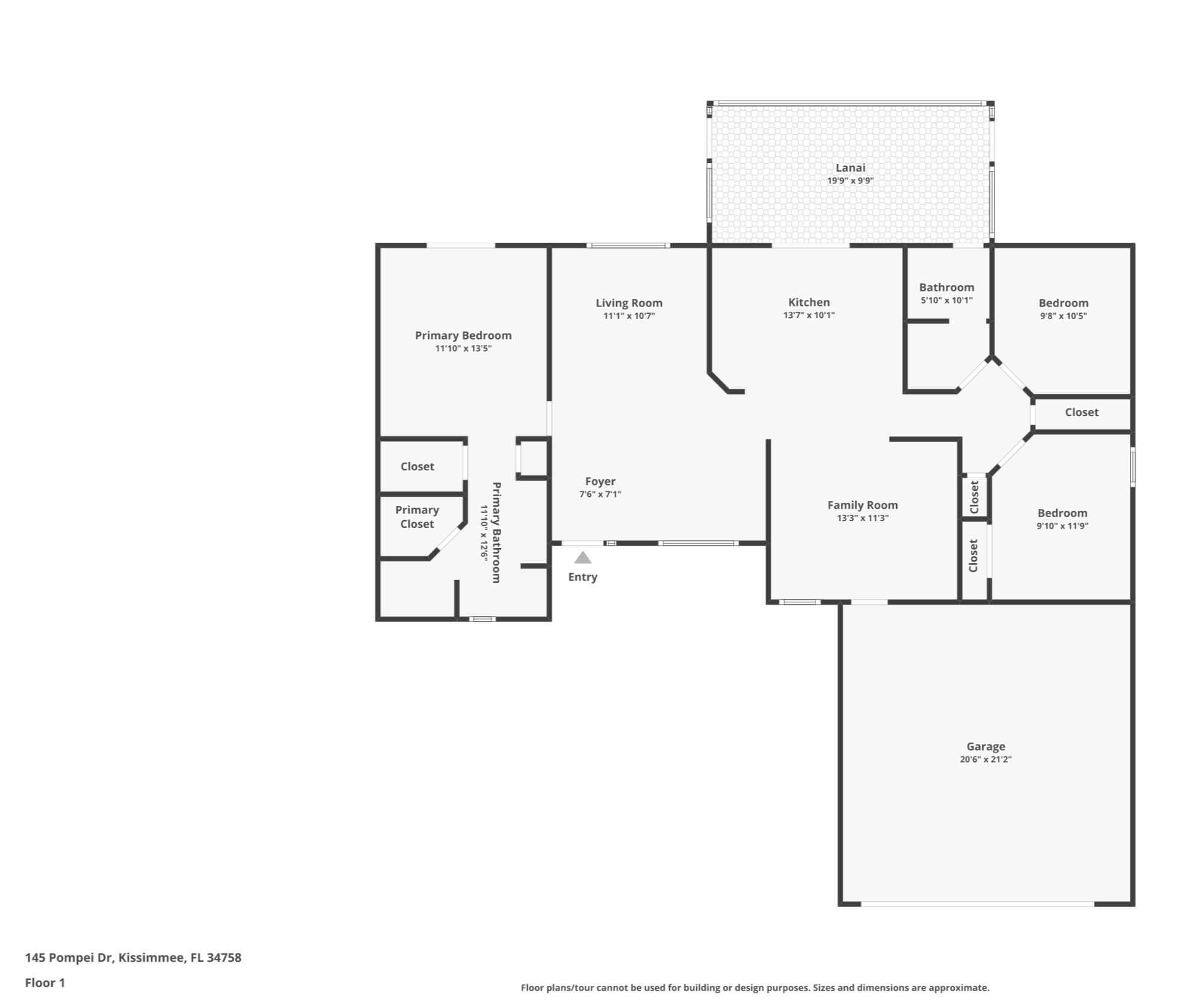 145 Pompei dr Floor Plan