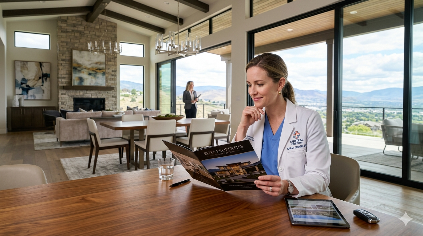 Medical professional considering luxury home purchase in Florida