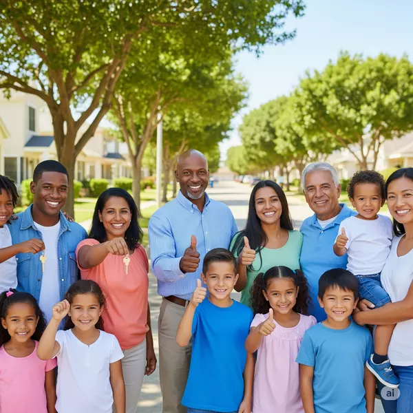 families who rented a home