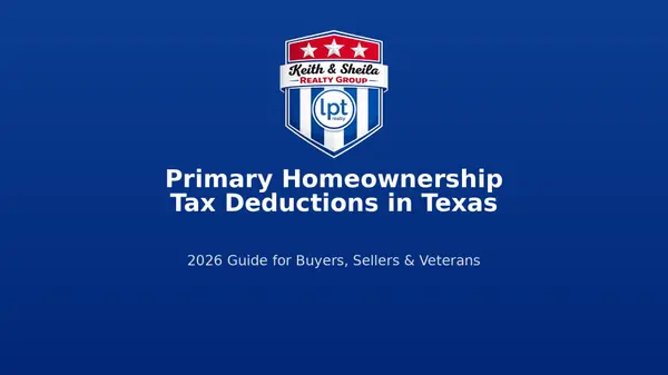 feature image of Primary Homeownership Tax Deductions in Texas