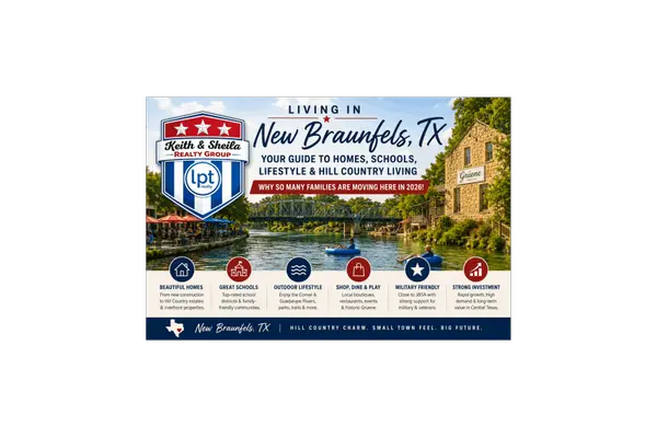Living in New Braunfels TX (2026 Guide) | Homes, Schools & Hill Country Living