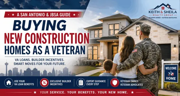 feature image of Ready to Explore New Construction Homes Near JBSA? We specialize in helping veterans and active-duty families navigate the home buying process with confidence.