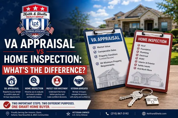 feature image of VA Appraisal vs Home Inspection | What VA Buyers Need to Know