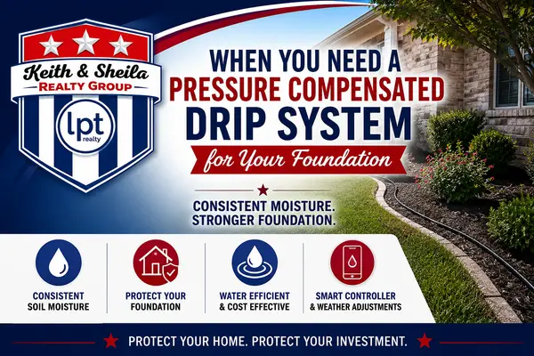 feature image of When You Need a Pressure Compensated Drip System for Your Foundation