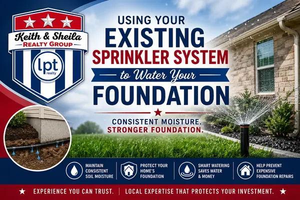 feature image of Using Your Existing Sprinkler System to Help Protect Your Foundation in Texas