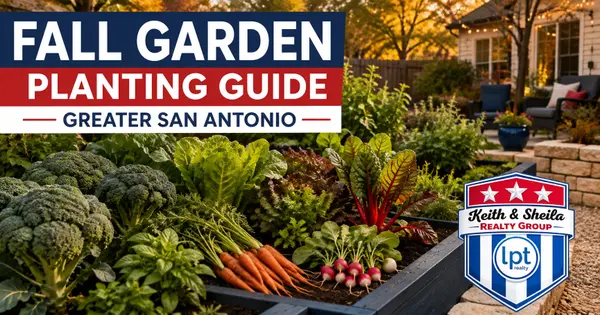 feature image of Fall Vegetable Planting Schedule for San Antonio, TX Area