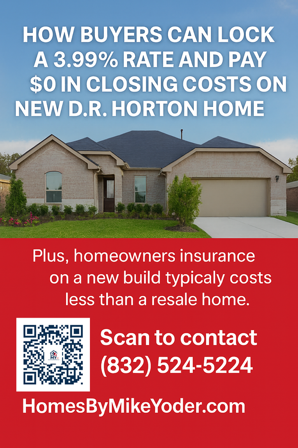 How Buyers Can Lock a 3.99% Rate and Pay $0 in Closing Costs on New D.R. Horton Homes