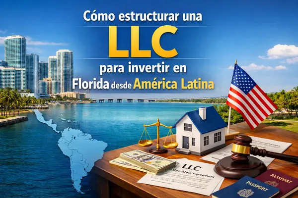 Cómo estructurar una LLC para invertir en Florida desde América Latina