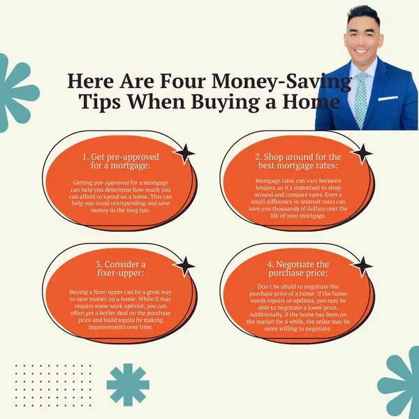 HERE ARE FOUR MONEY-SAVING TIPS WHEN BUYING A HOME