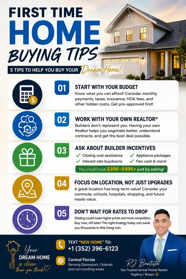 First time home buying tips