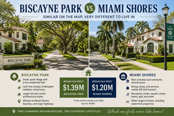 Biscayne Park vs. Miami Shores: Similar on the Map, Very Different to Live In