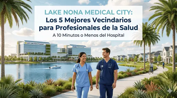Lake Nona Medical City: Los 5 Mejores Vecindarios para Profesionales de la Salud (a 10 Minutos o Menos del Hospital)