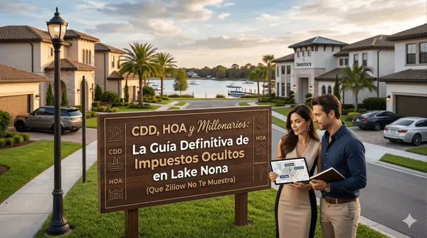 CDD, HOA y Millonarios: La Guía Definitiva de Impuestos Ocultos en Lake Nona (Que Zillow No Te Muestra)
