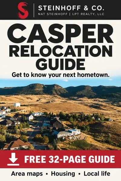 Free 32-page Casper relocation guide from Nat Steinhoff: area maps, housing and local life