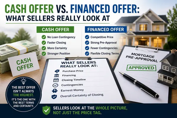 CASH OFFER VS. FINANCED OFFER: WHAT SELLERS REALLY LOOK AT