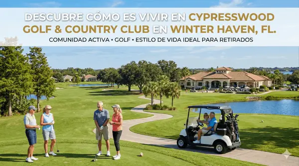 Descubre cómo es vivir en Cypresswood Golf & Country Club en Winter Haven FL. Comunidad activa, golf y estilo de vida ideal para retirados.