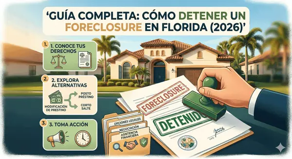 Guía Completa: Cómo Detener un Foreclosure en Florida (2026),Michael Cruz Irizarry